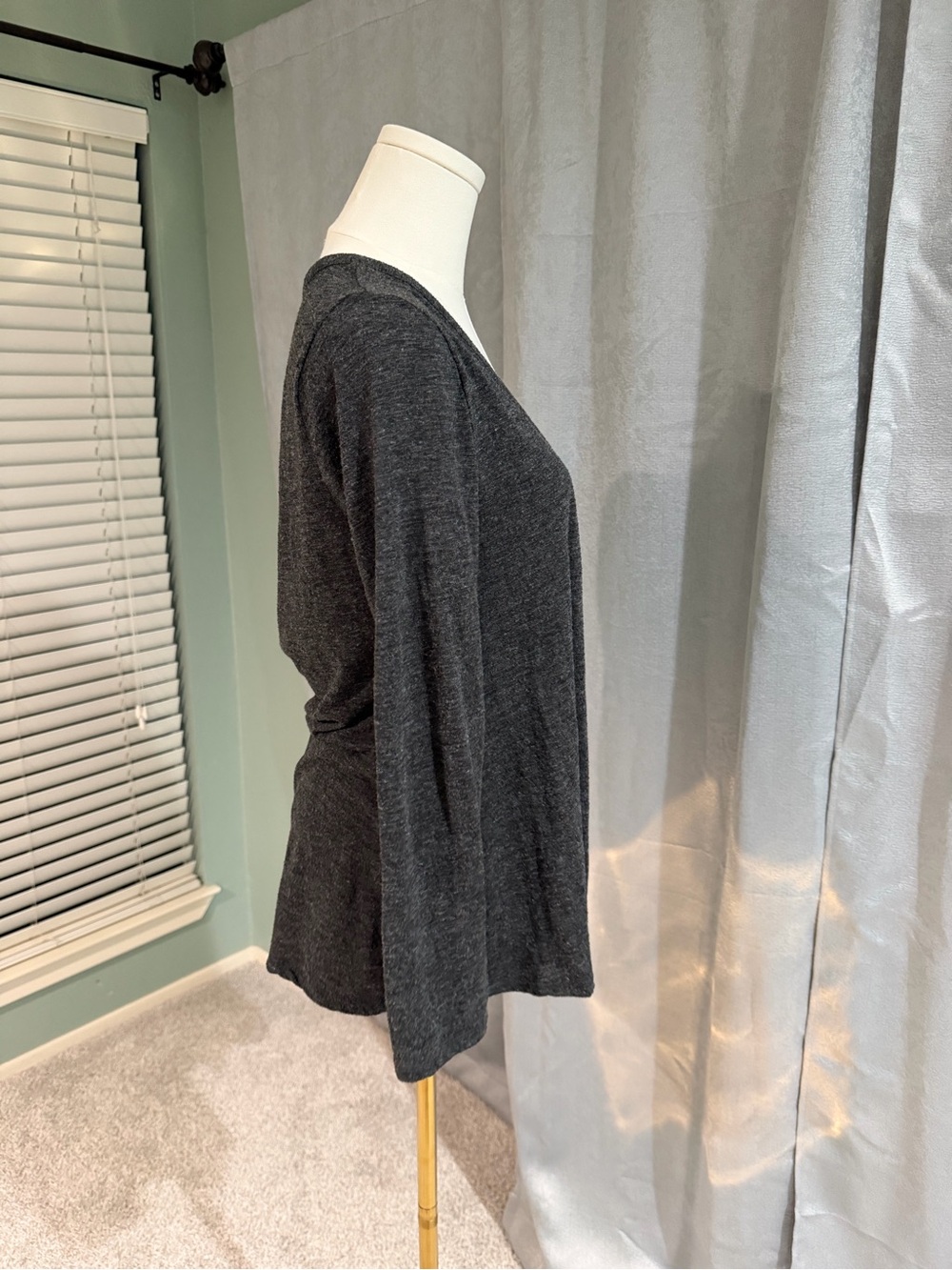 Charcoal Women's Cardigan - Picture 2 of 4